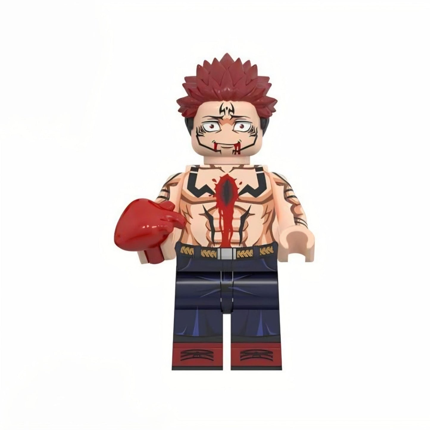 Bleeding Heart Itadori - JJK - Anime - Minifigure - Lego Compatible