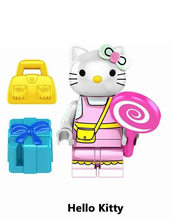 Hello Kitty / Pink Outfit / Lollipop / Sanrio LEGO compatible minifigure