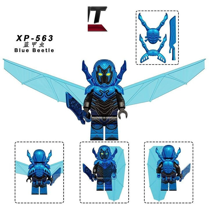 Blue Beetle / Jaime Reyes / Blue Wings / DC LEGO compatible minifigure