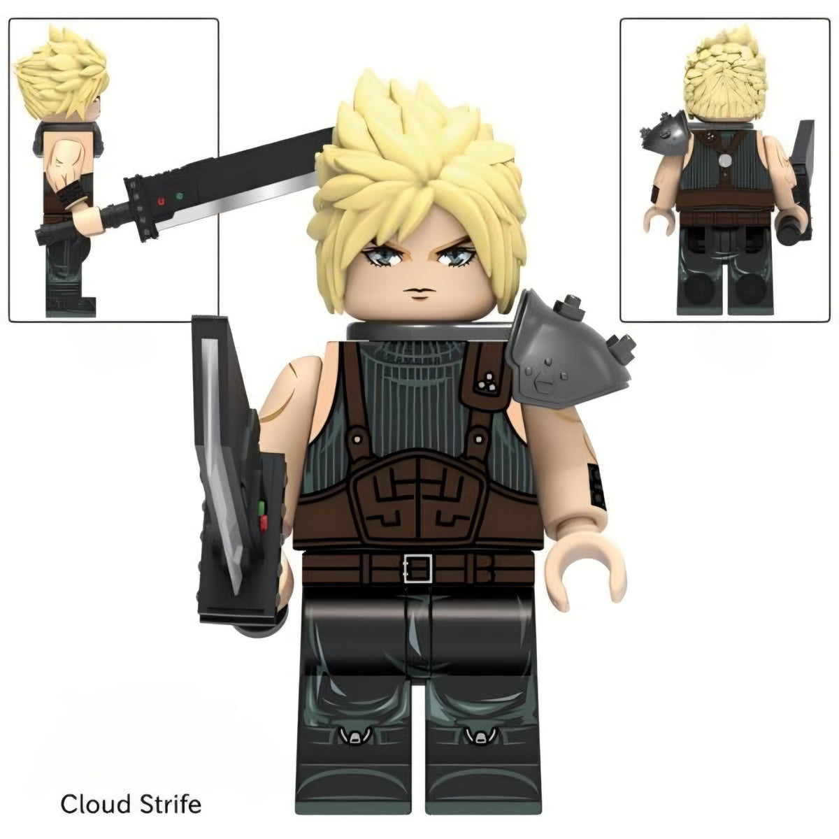 Cloud Strife / Final Fantasy VII / Video Game LEGO compatible minifigure