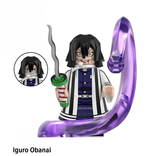 Iguro Obanai / Demon Slayer / Anime LEGO compatible minifigure