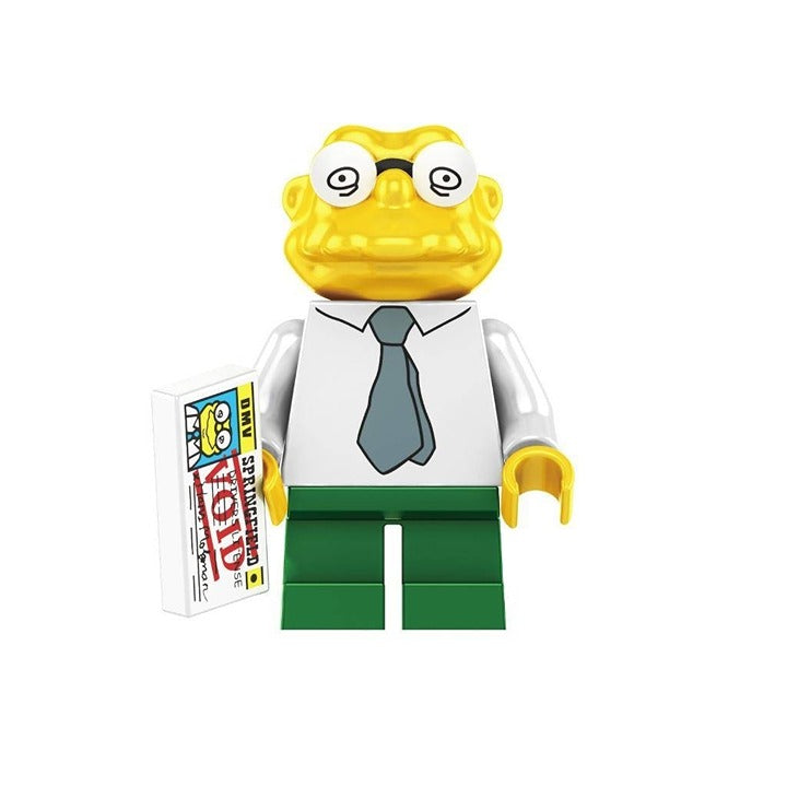 Hans Moleman / The Simpsons / Minifigure / LEGO Compatible