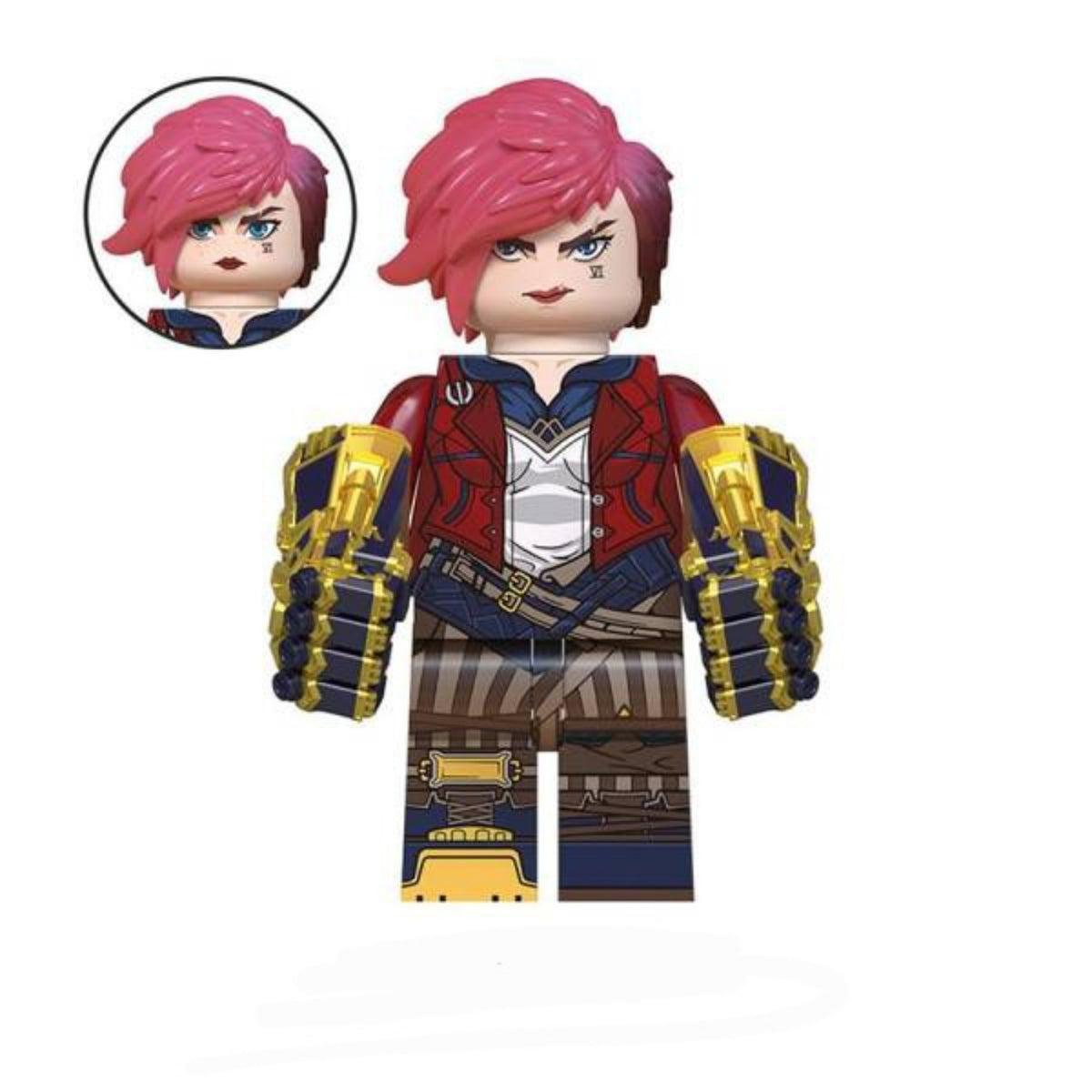 Vi / Arcane LEGO compatible minifigure