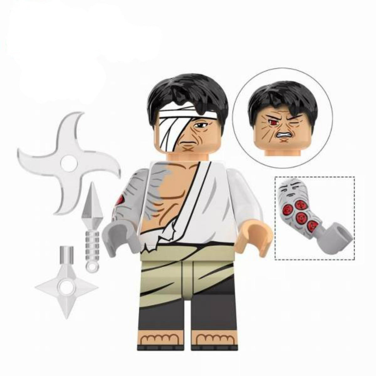 Danzo Shimura / Foundation / Naruto / Anime LEGO compatible minifigure