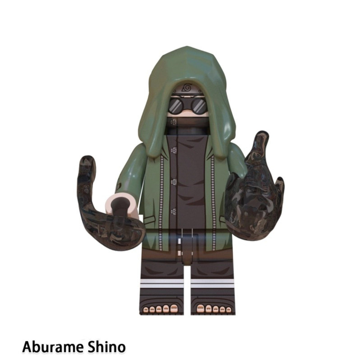 Shino Aburame / Team 8 / Naruto / Anime LEGO compatible minifigure