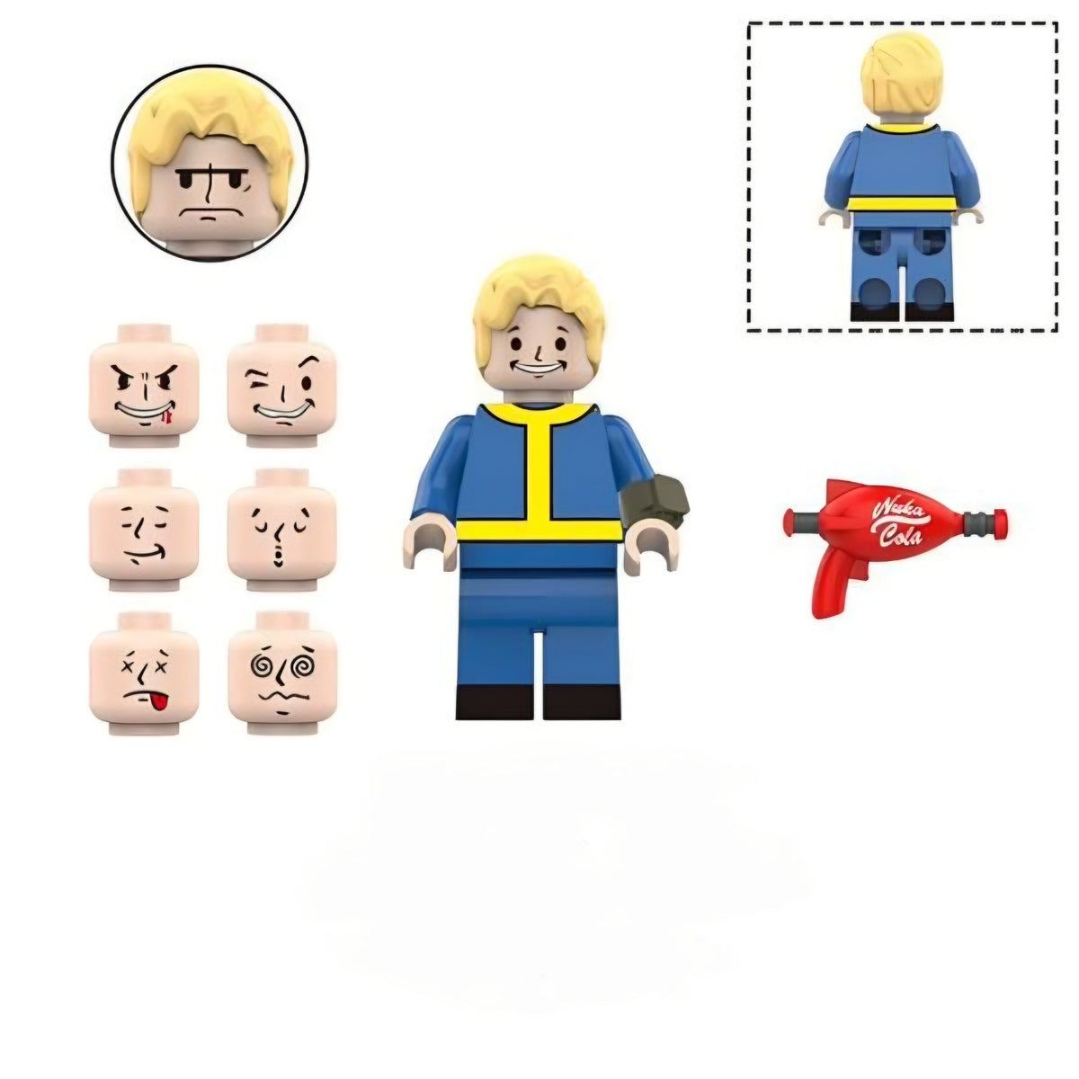 Vault Boy / Fallout LEGO compatible minifigure