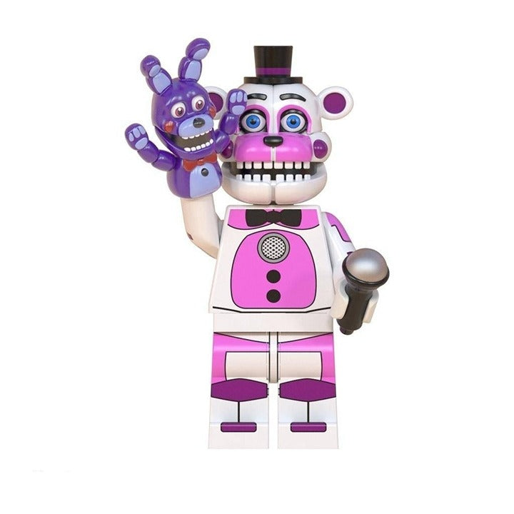 Funtime Freddy / Bon-Bon / FNAF Sister Location LEGO compatible minifigure