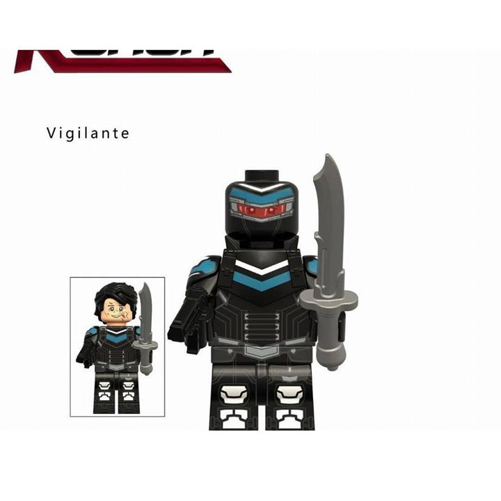 Vigilante / DCU / Rifle & Chainsaw LEGO compatible minifigure