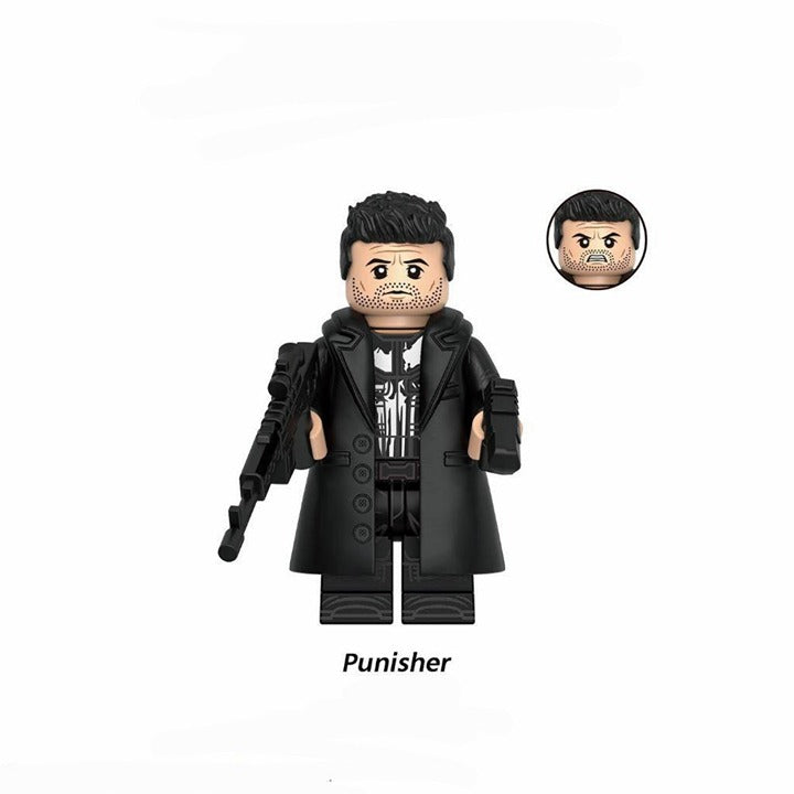 Punisher / Frank Castle / Coat / Marvel LEGO compatible minifigure