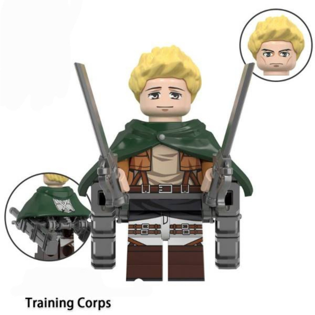 Male Training Corps Soldier / Attack on Titan LEGO compatible minifigure
