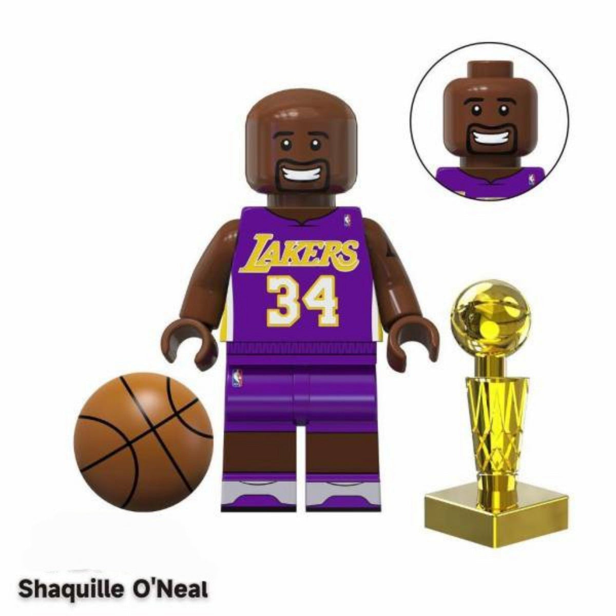 Shaquille O'Neal / NBA / Basketball LEGO compatible minifigure