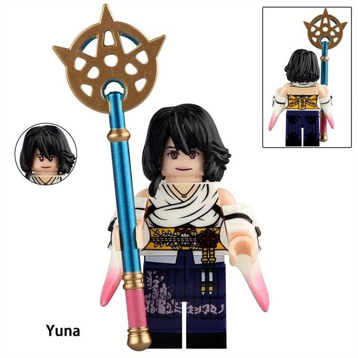 Yuna / Summoner / Staff / Final Fantasy X LEGO compatible minifigure