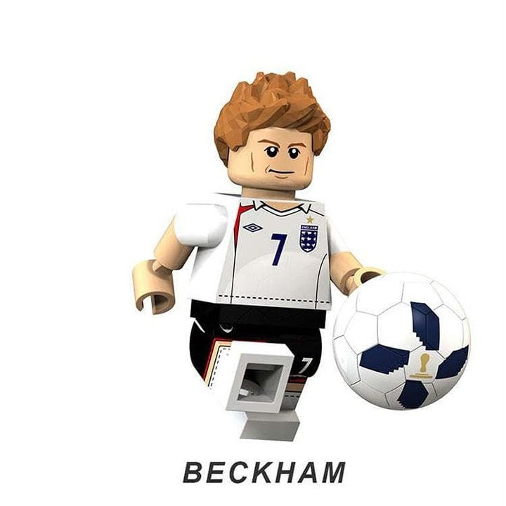 David Beckham / Soccer Legend / Sports LEGO compatible minifigure