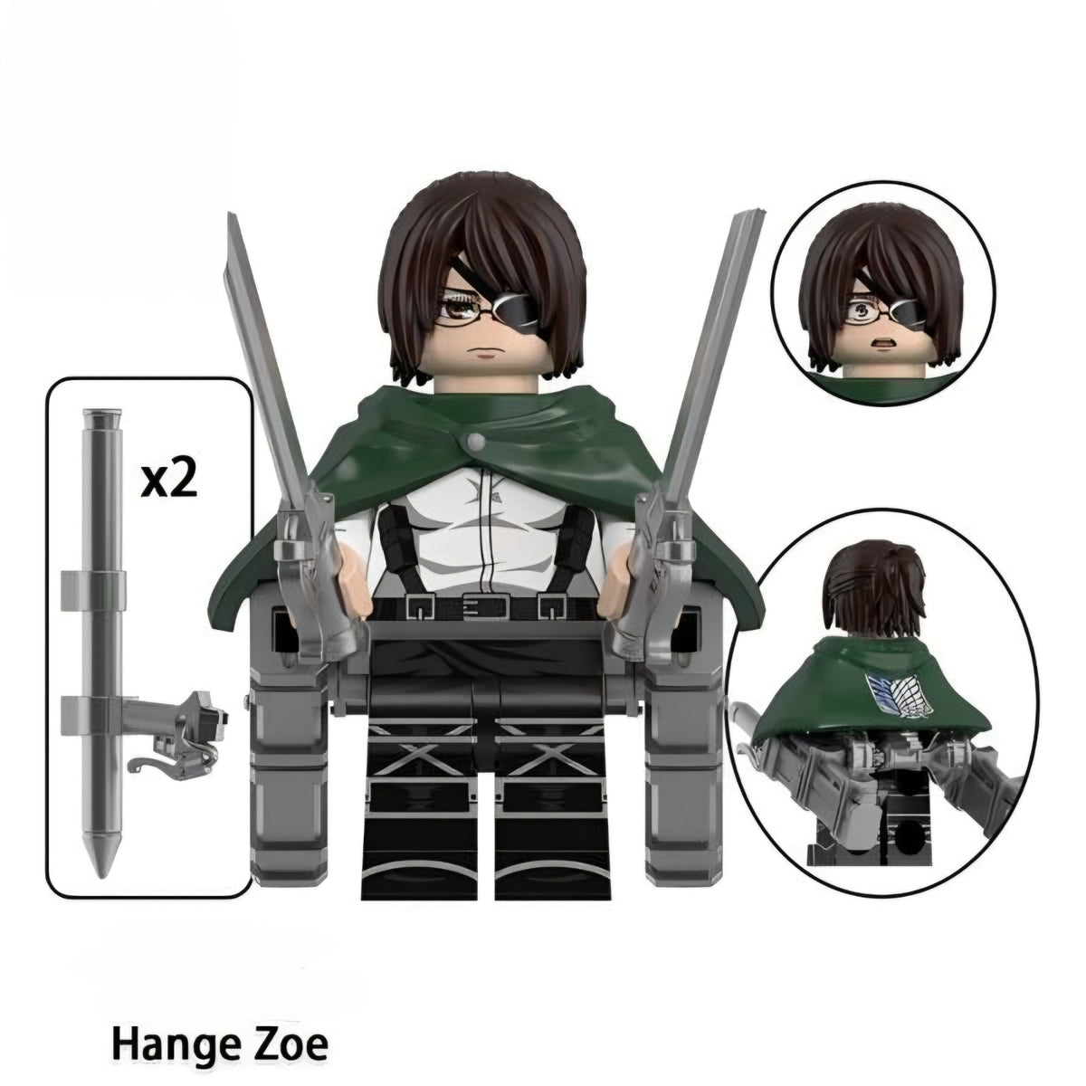 Hange Zoe / Final Season / Attack on Titan LEGO compatible minifigure