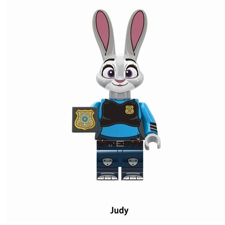 Judy Hopps / Police Uniform / Badge / Zootopia LEGO compatible minifigure