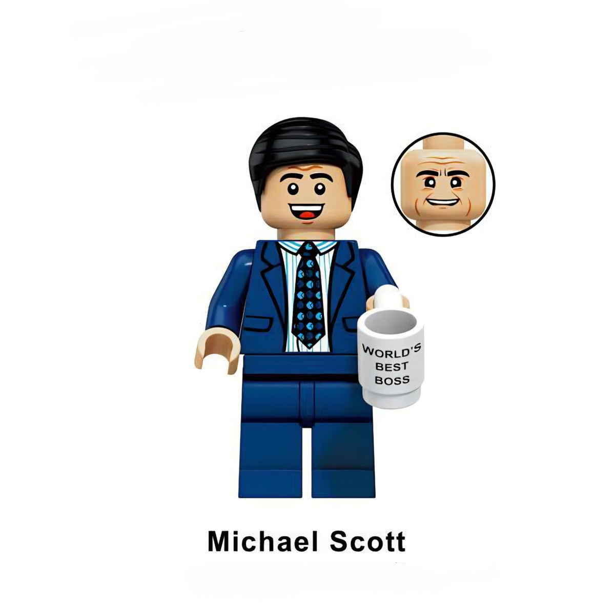 Michael Scott / The Office LEGO compatible minifigure
