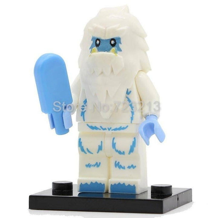 Yeti / Blue Popsicle LEGO compatible minifigure