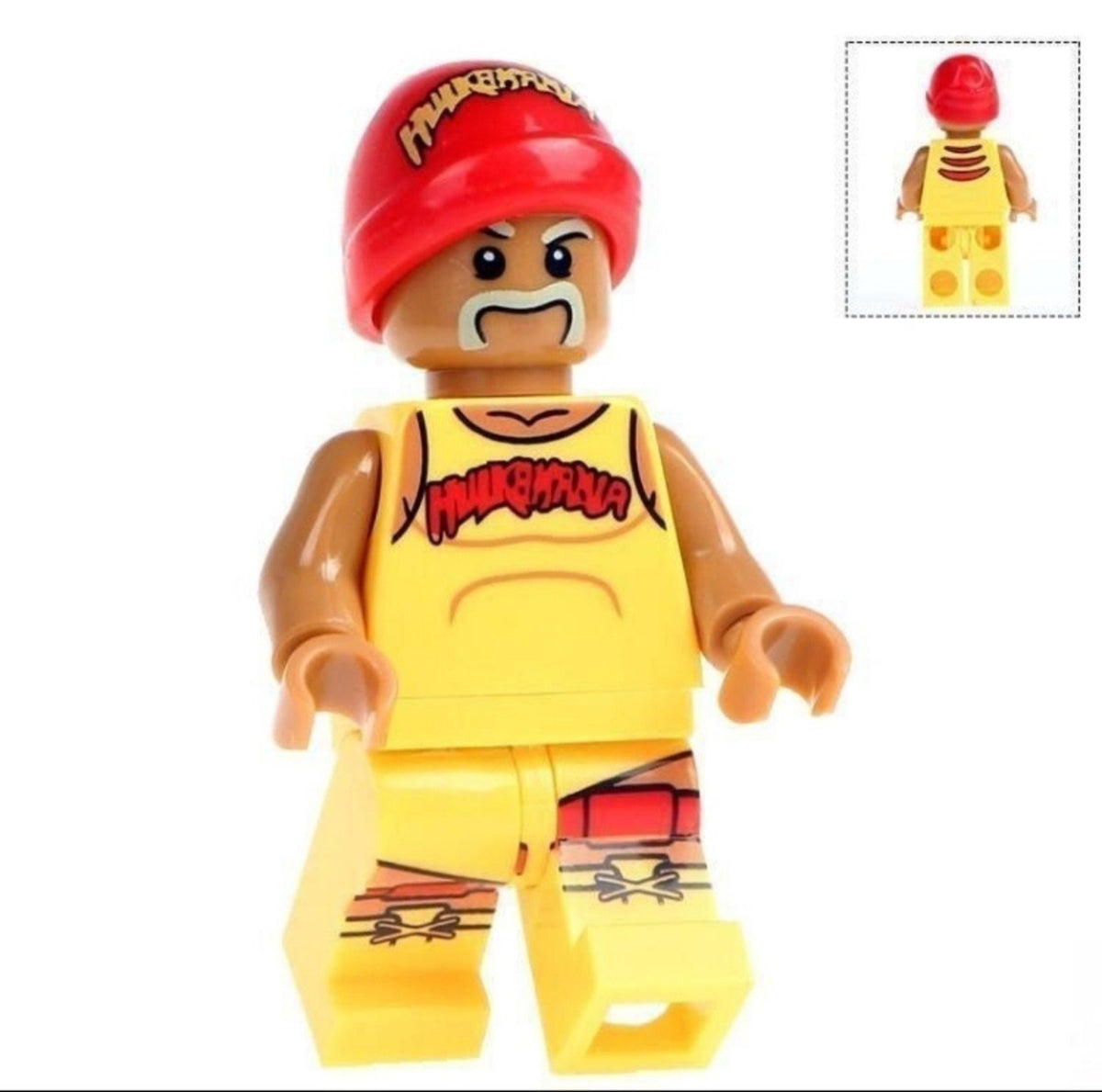 Hulk Hogan / WWE Legend LEGO compatible minifigure