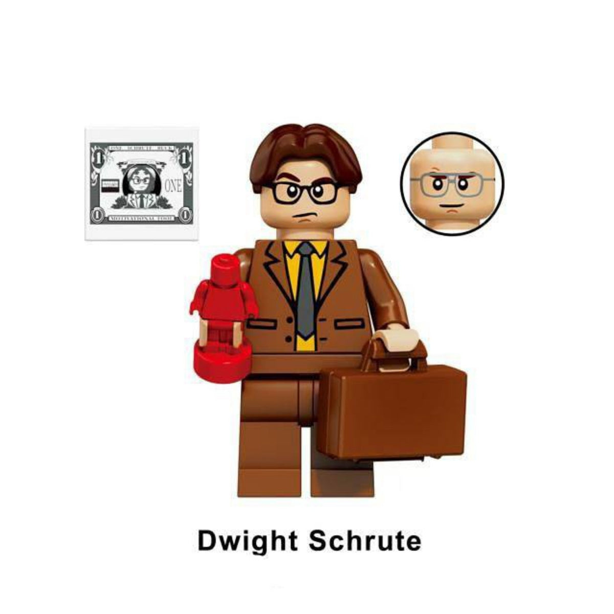 Dwight Schrute / The Office / TV LEGO compatible minifigure