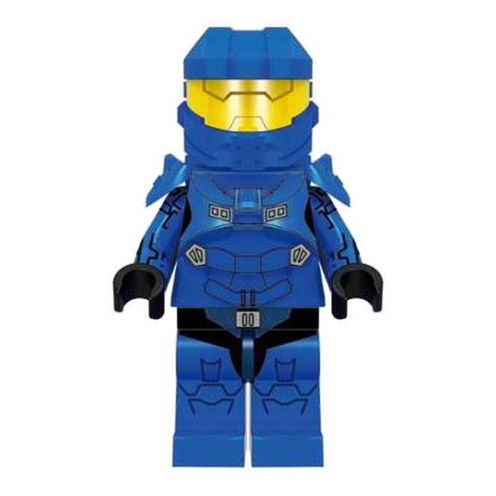 Blue Halo Spartan / Halo / Minifigure / LEGO Compatible