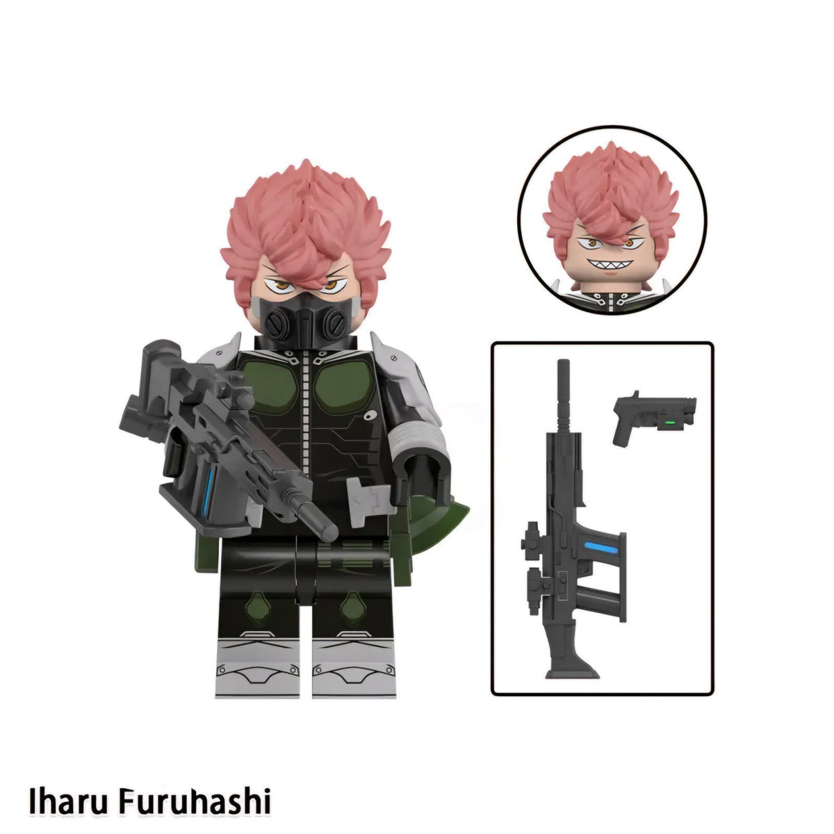 Iharu Furuhashi / Kaiju No. 8 / Anime LEGO compatible minifigure