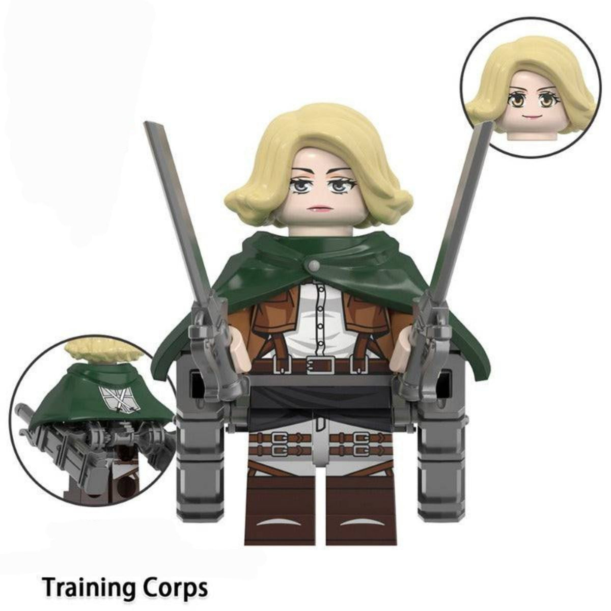 Training Corps / Female / Attack on Titan LEGO compatible minifigure