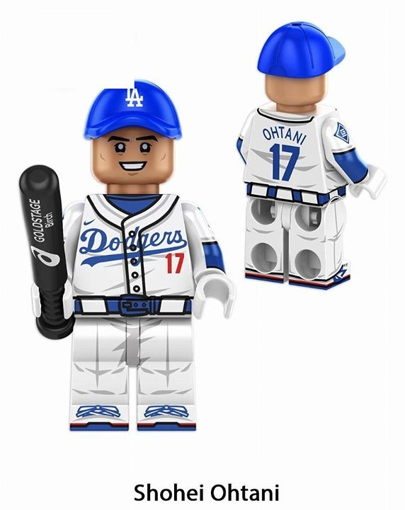 Shohei Ohtani / Dodgers #17 / Bat / MLB LEGO compatible minifigure