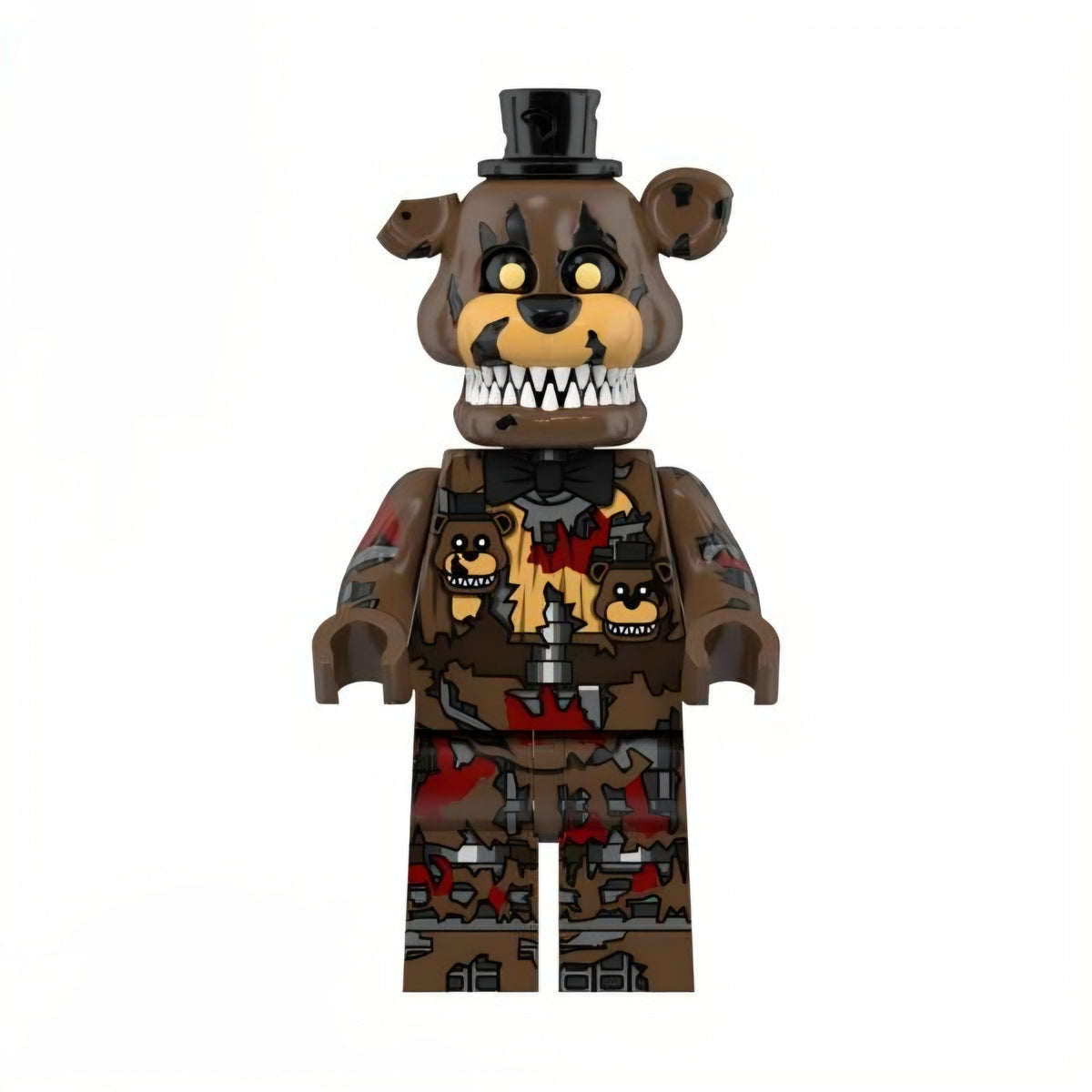 Zombie Freddy / FNAF / Horror LEGO compatible minifigure