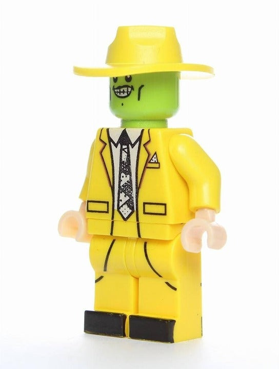 The Mask / Yellow Suit / Fedora / Jim Carrey LEGO compatible minifigure