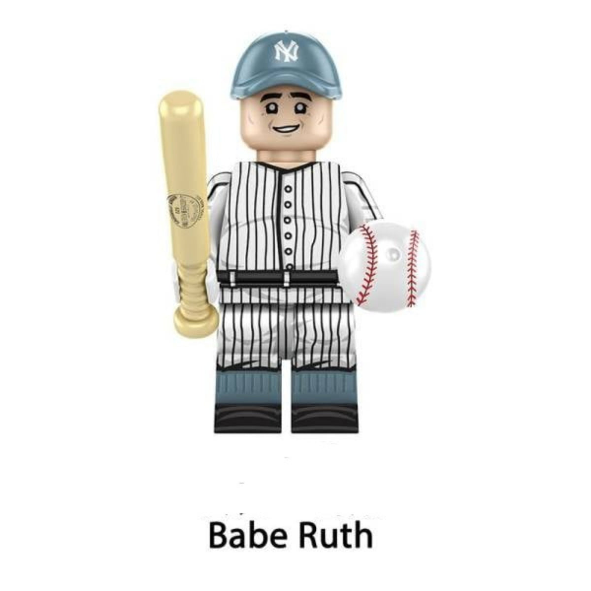 Babe Ruth / New York Yankees / MLB LEGO compatible minifigure