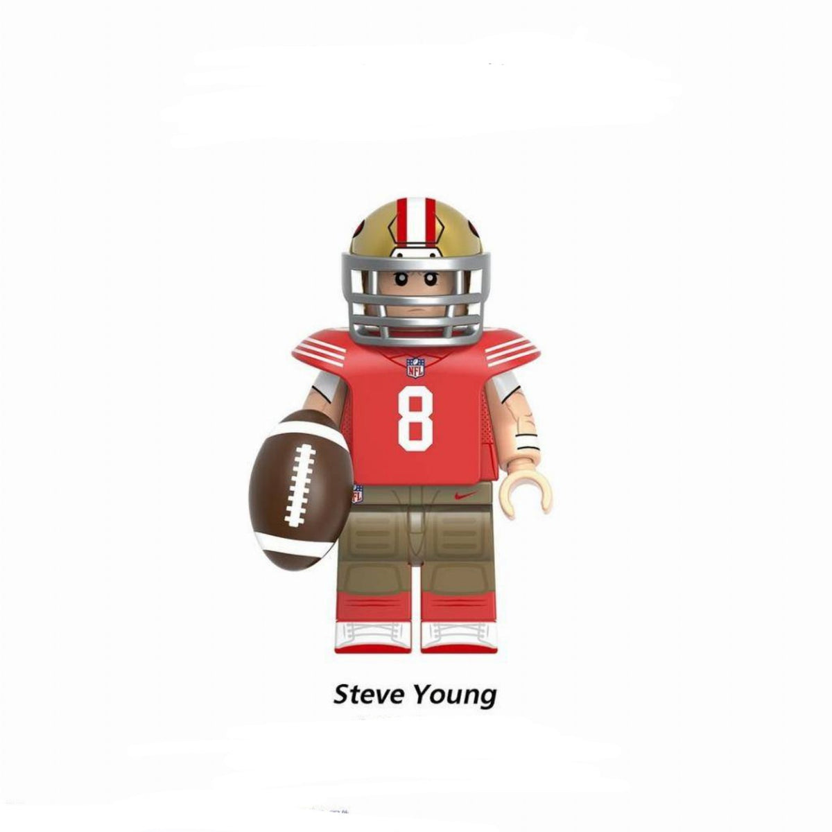Steve Young / NFL Legend / NFL LEGO compatible minifigure