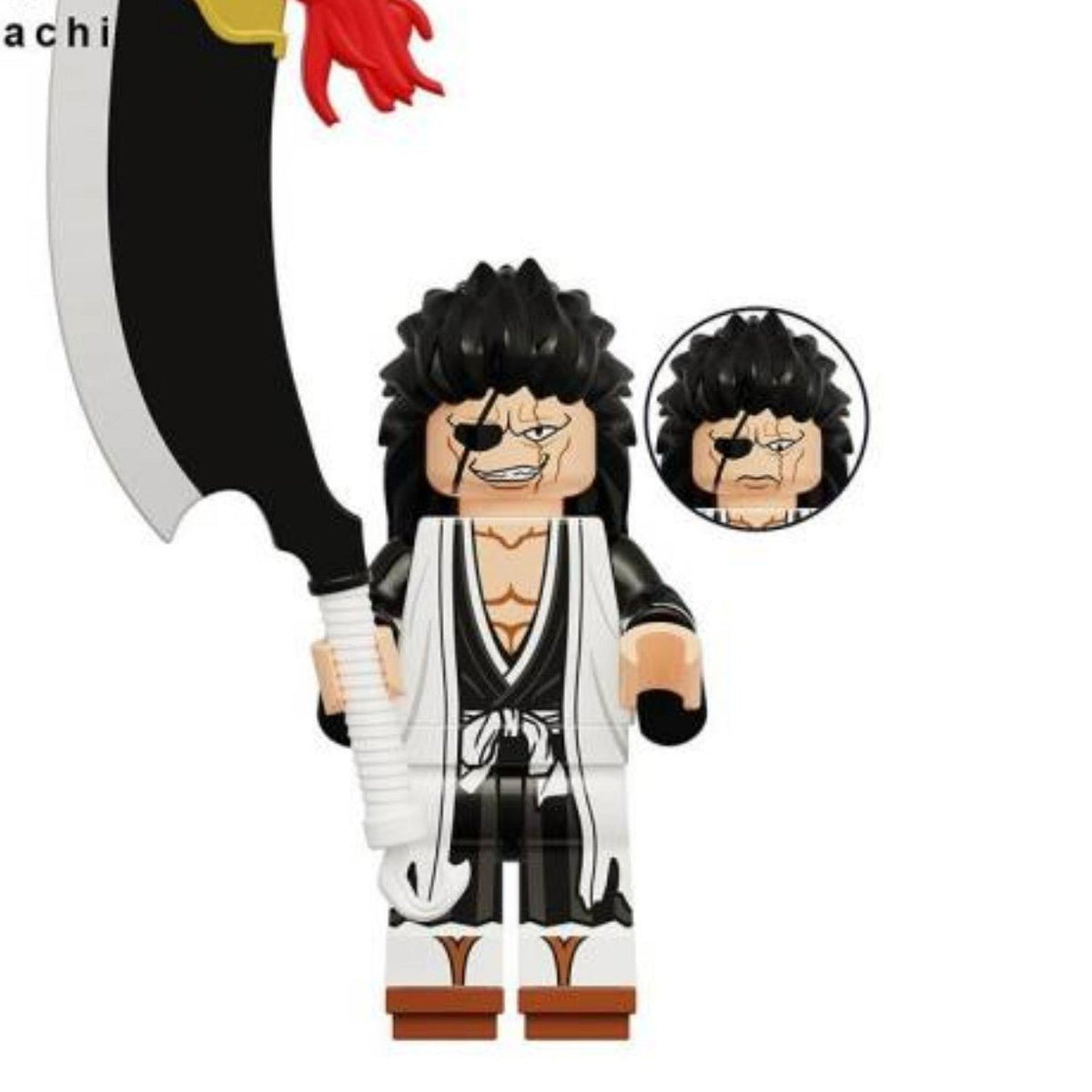 Kenpachi Zaraki / Bleach / Soul Reaper LEGO compatible minifigure