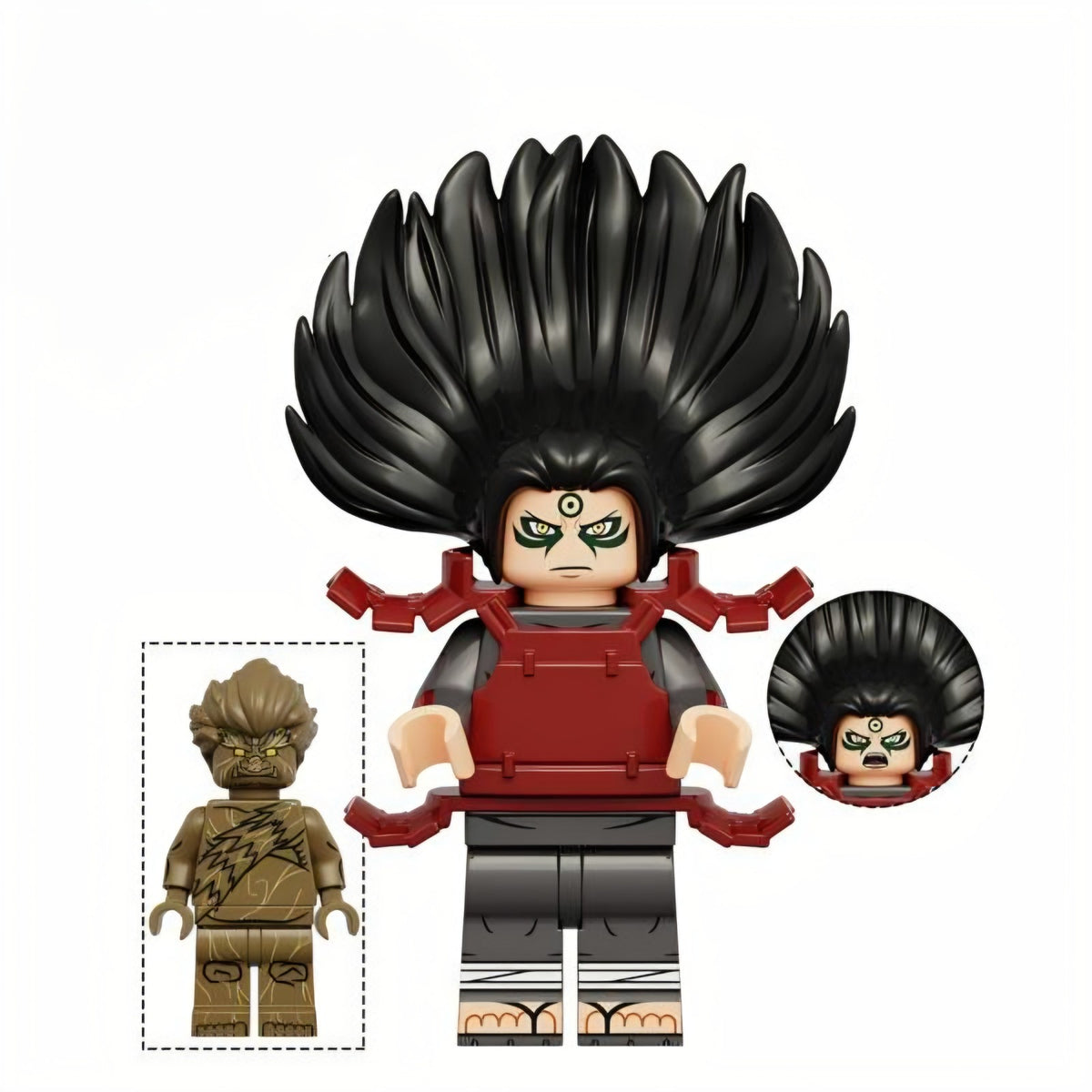 Hashirama Senju / Alternate Hair / Naruto LEGO compatible minifigure
