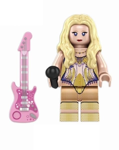 Taylor Swift / Purple Lover Suit / Eras Tour LEGO compatible minifigure