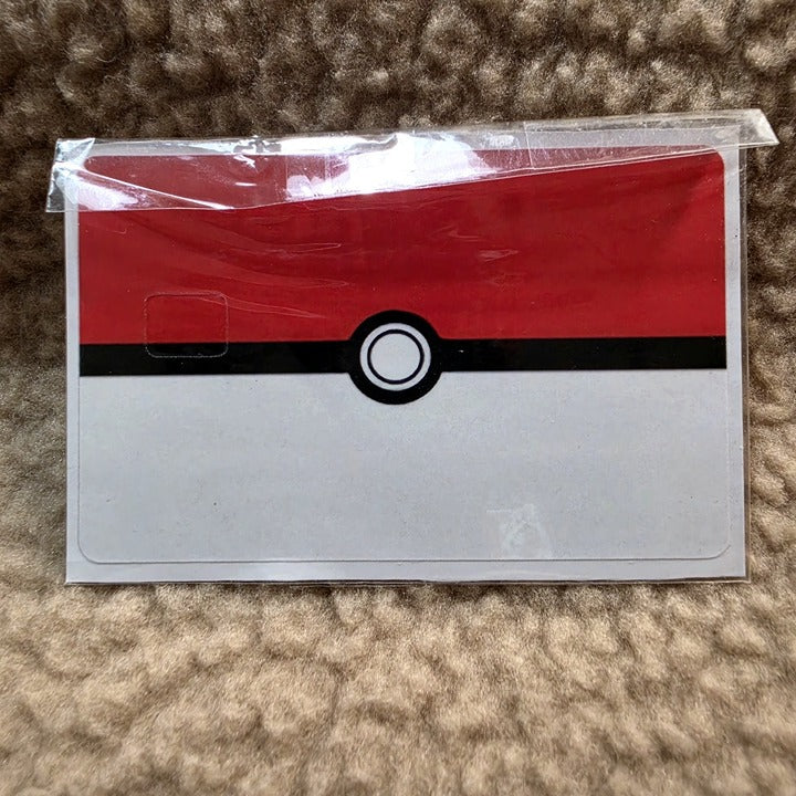 Poke Ball Credit Card Skin Sticker