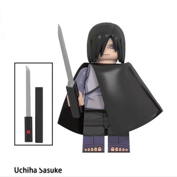 Adult Sasuke Uchiha / Boruto / Naruto LEGO compatible minifigure