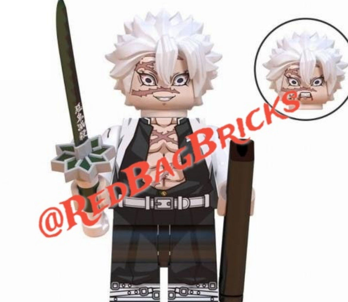 Sanemi Shinazugawa / Demon Slayer LEGO compatible minifigure