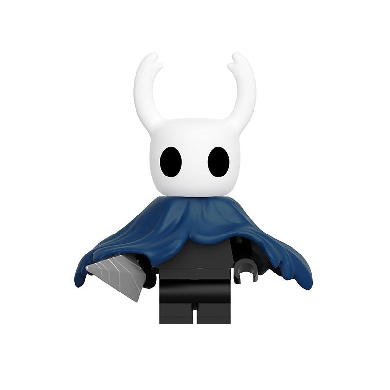The Knight: Dark Blue Cloak: Hollow Knight