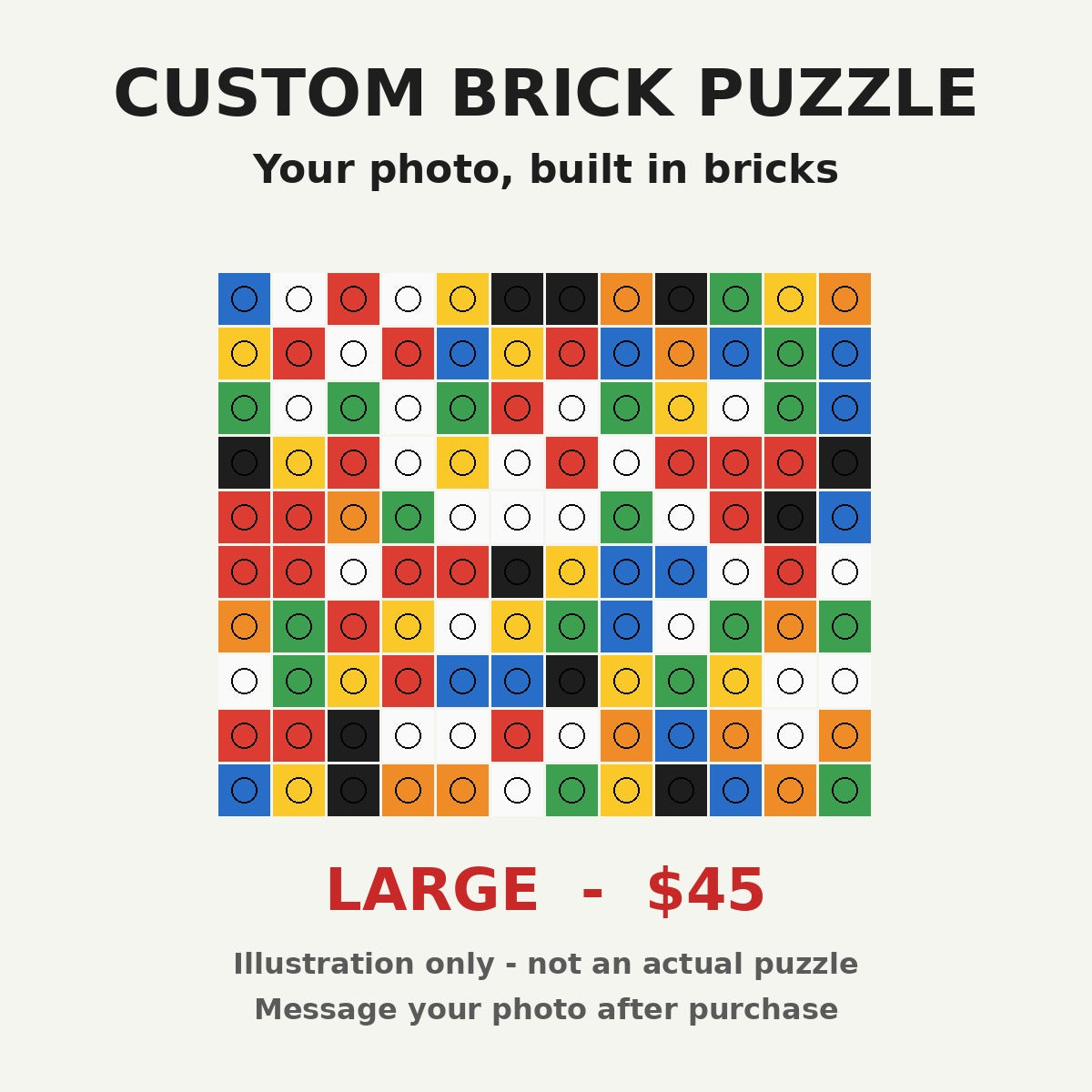 Custom Brick Puzzle Large
