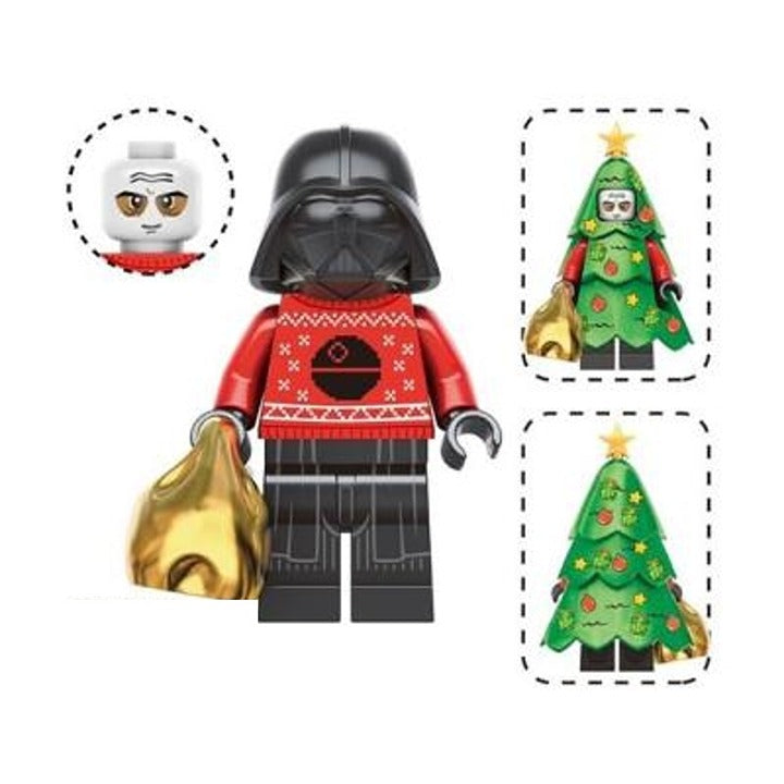 Darth Vader / Ugly Christmas Sweater / Star Wars / Minifigure / LEGO Compatible