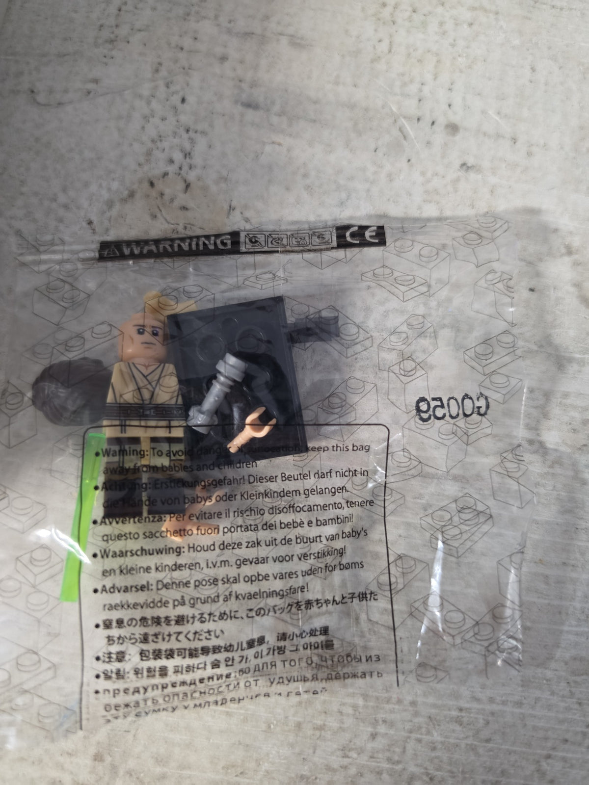 Padawan Qui-Gon Jinn / Star Wars / Minifigure / LEGO Compatible