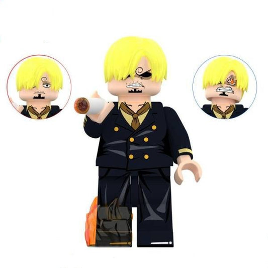 Vinsmoke Sanji / Black / Raid Suit / One Piece LEGO compatible minifigure