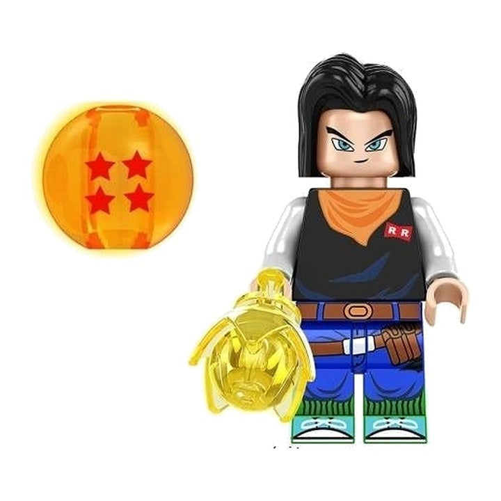 DBZ Bundle Future Trunks Android 17 Saiyaman / Minifigure / LEGO Compatible