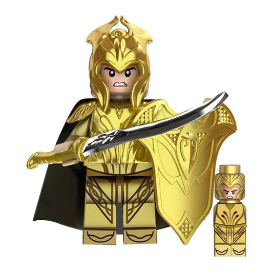 Golden Elven Swordsman / Lord of the Rings / Minifigure / LEGO Compatible