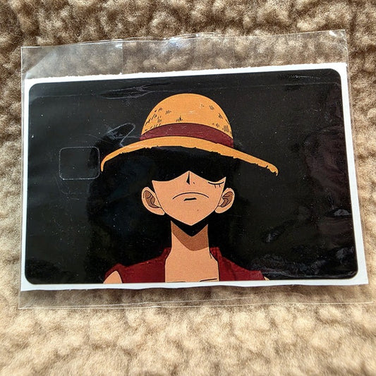 Luffy Straw Hat Credit Card Skin Sticker