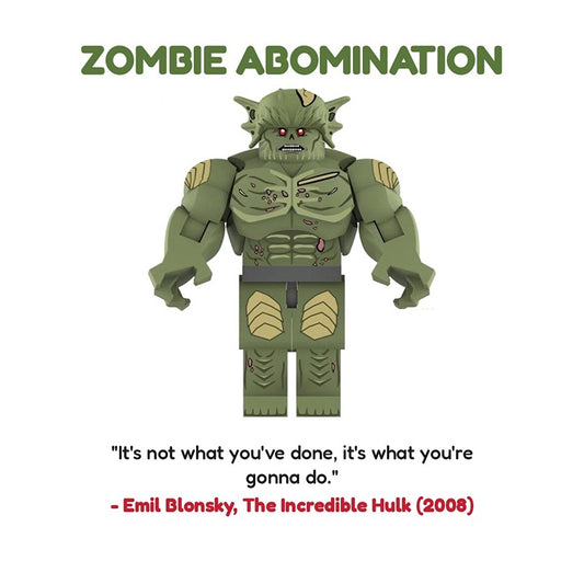 Zombie Abomination / Big Fig / Marvel Zombies / Minifigure / LEGO Compatible