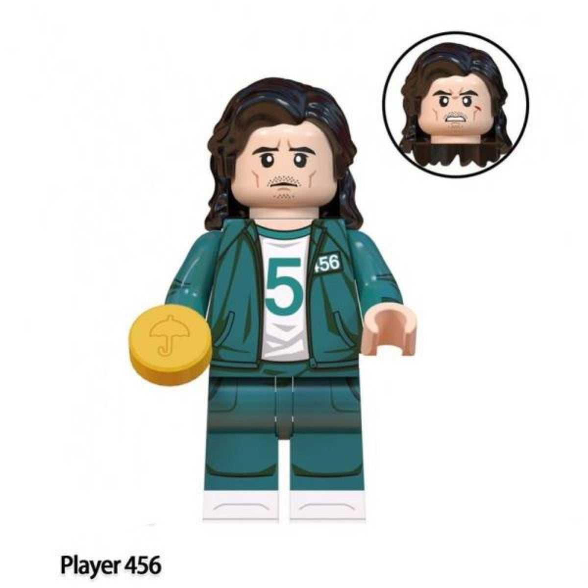 Player 456 / Squid Game LEGO compatible minifigure