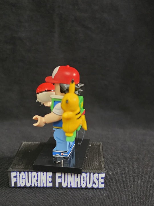 Ash Ketchum / Pikachu and Poke Ball / Pokemon / Minifigure / LEGO Compatible
