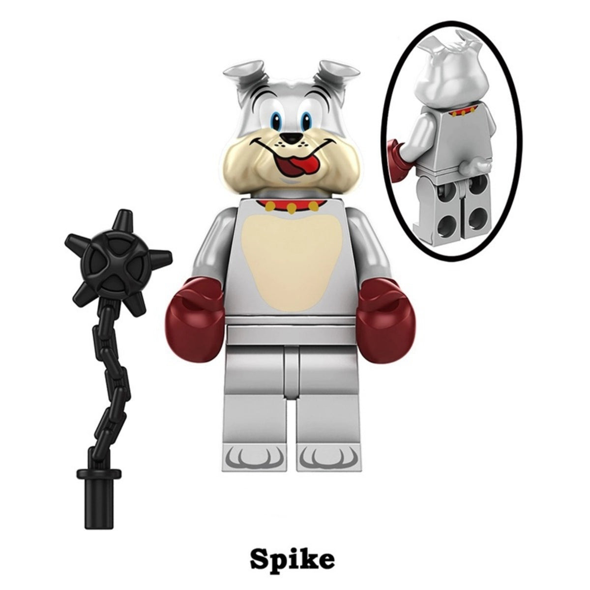 Spike / Bulldog / Tom & Jerry LEGO compatible minifigure