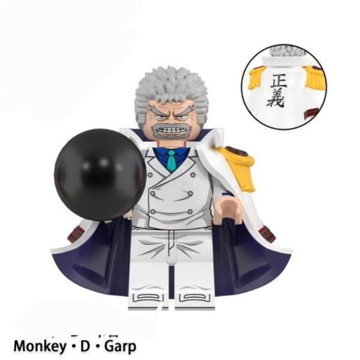 Monkey D. Garp / One Piece LEGO compatible minifigure